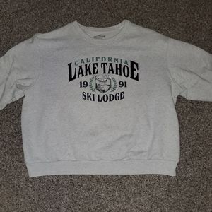 A medium Hollister lake Tahoe crew neck